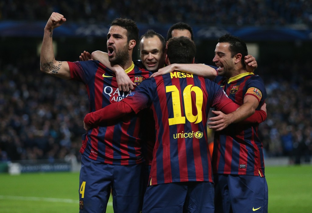 Messi nakutti tärkeän vierasmaalin Man Cityä vastaan (Getty Images)
