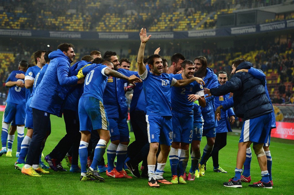 Kreikka on ainoa joukkue F-lohkosta, joka pelaa Brasilian MM-kisoissa (Getty Images)