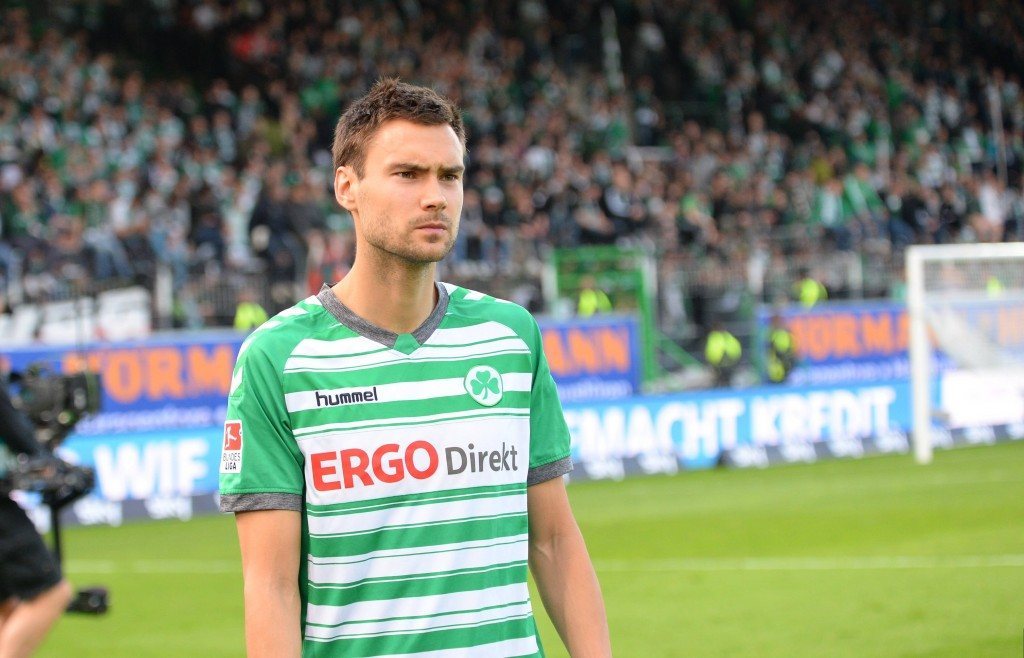 Tim Sparv pelasi vielä viime kaudella Greuther Fürthin väreissä Saksan 2. Bundesliigaa. (AOP)