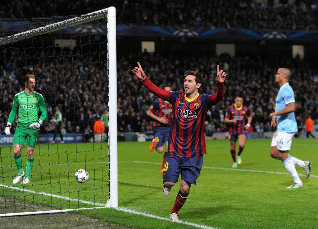 Messi ratkaisee mestaruuden. (All Over Press)