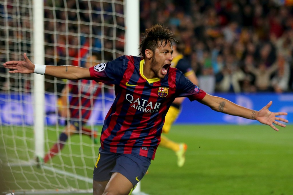 Kritisoimani Neymar pelasti Barcelonan nöyryytykseltä tiistaina. (Getty)