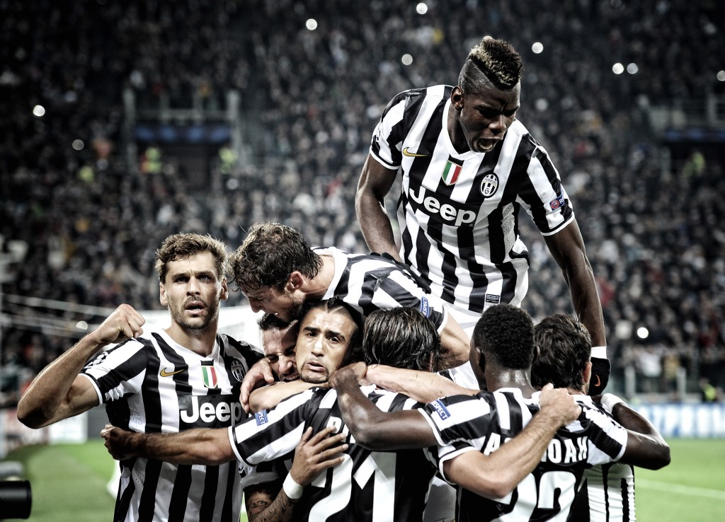 Juventus nappasi joukkueiden edellisessä kohtaamisessa 2-2 tasapelin Torinossa Vidalin ja Llorenten maaleilla (Getty)