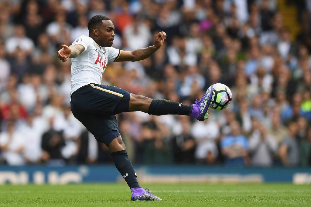 LONDON, ENGLAND - AUGUST 20: Danny Rose of Tottenham in action during the Barclays Premier League match between Tottenham Hotspur and Crystal Palace at White Hart Lane on August 20, 2016 in London, England. (Photo by Mike Hewitt/Getty Images)