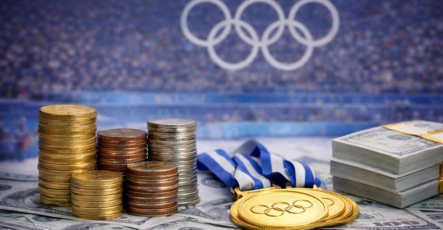Olympialaiset raha, katsomo