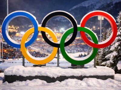 Olympiarenkaat, lumi, talvi