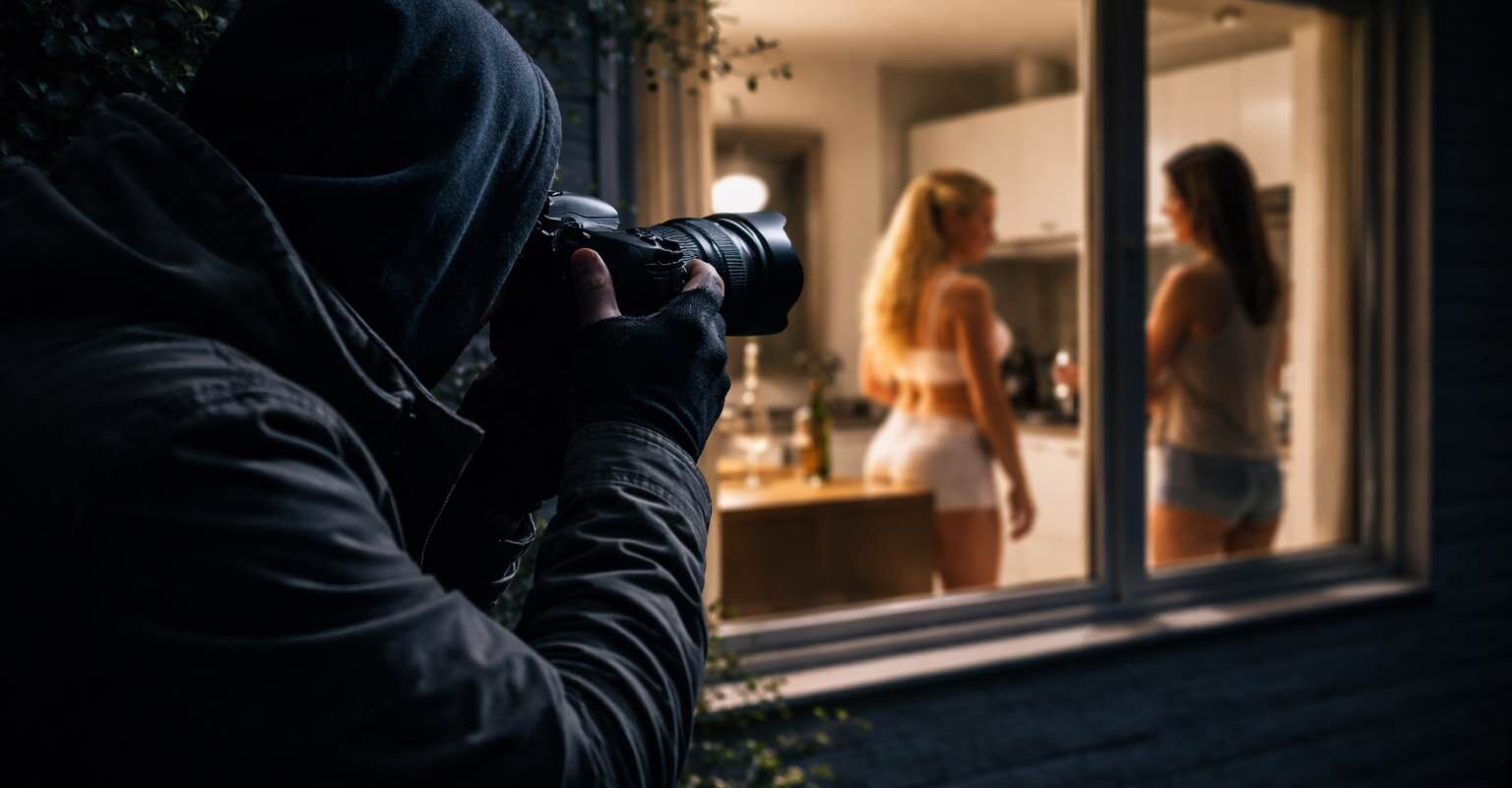 Salakuva, Paparazzi, kuvaaja, talo