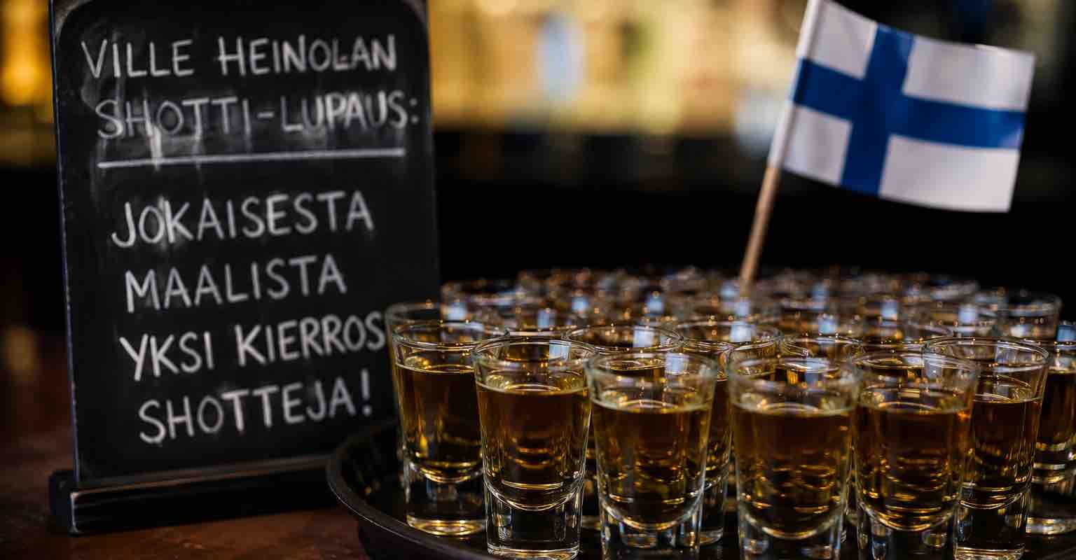 Shotteja, suomi lippu, shotti